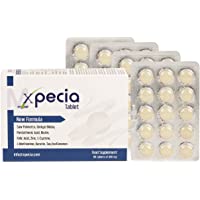 Xpecia Hombres Original- Vitaminas biotina saw palmetto anticaida bloqueador DHT crecimiento cabello